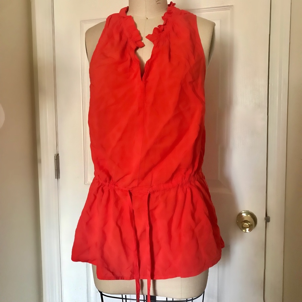 Mossimo Ruffle Neckline Top